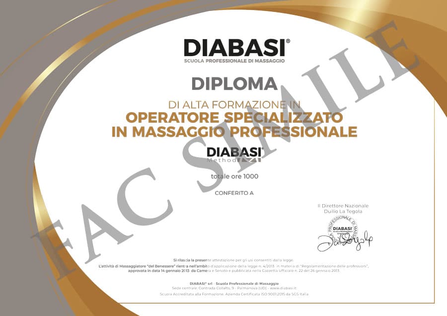 Diabasi Diploma 1000 Ore Operatore