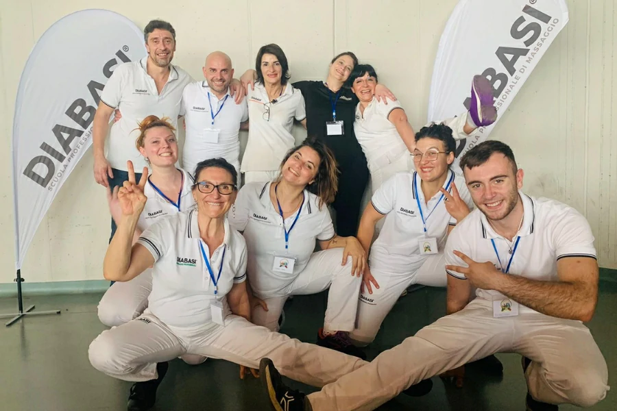 Gli allievi Diabasi® hanno massaggiato al campionato Nazionale Dance Never Ends 2024 2