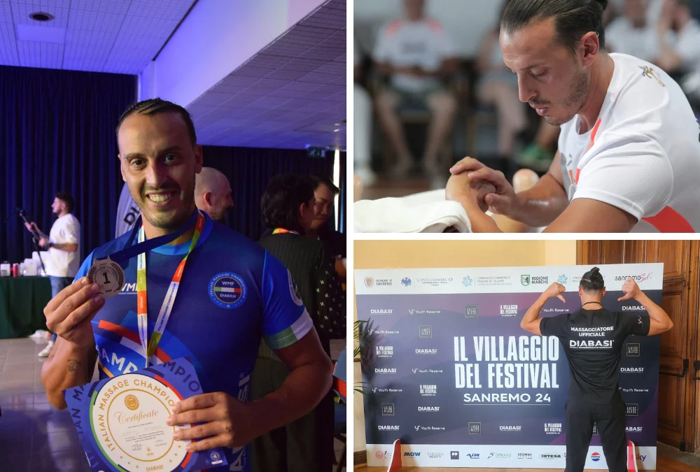 3 consigli per diventare massaggiatore da Antonio Guarini Tutor Diabasi® e Campione di Massaggio Hawaiano al 1° Italian Massage Championship